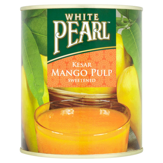 White Pearl Kesar Mango Pulp Sweetened (850g × 6 × 1)