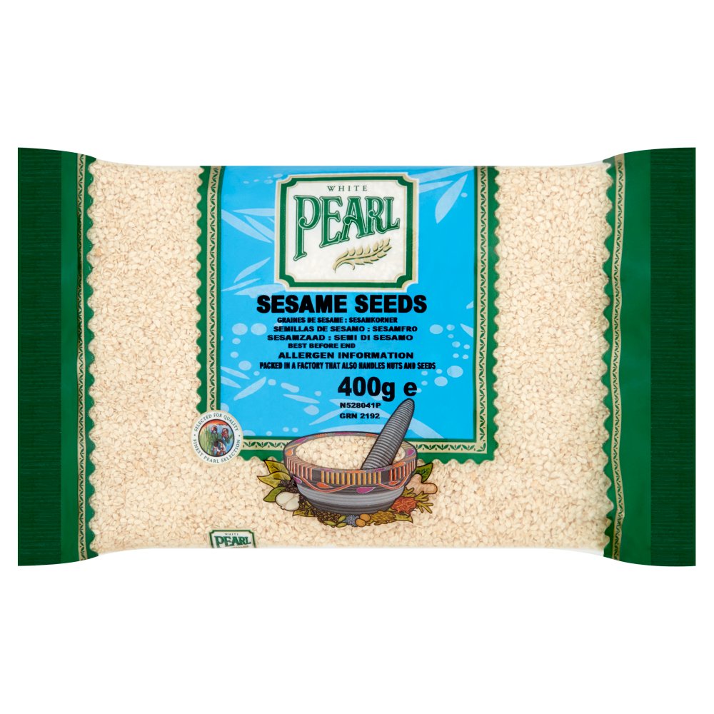 White Pearl Sesame Seeds (400g × 1)
