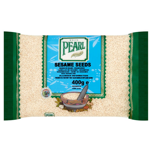 White Pearl Sesame Seeds (400g × 1)