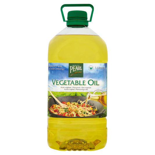 White Pearl Vegetable Oil  (5Ltr × 1)