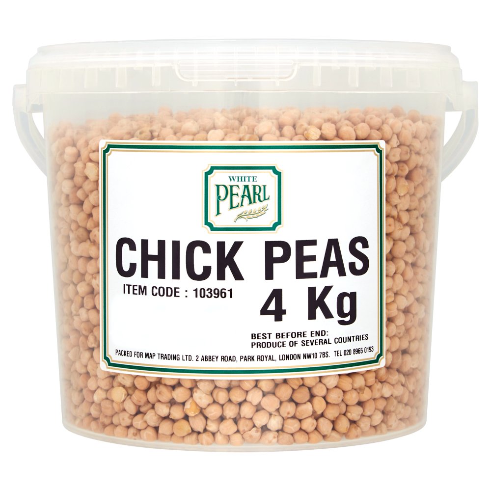 White Pearl Chick Peas (4Kg × 1)