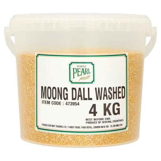 White Pearl Moong Dall Washed (4Kg × 1)