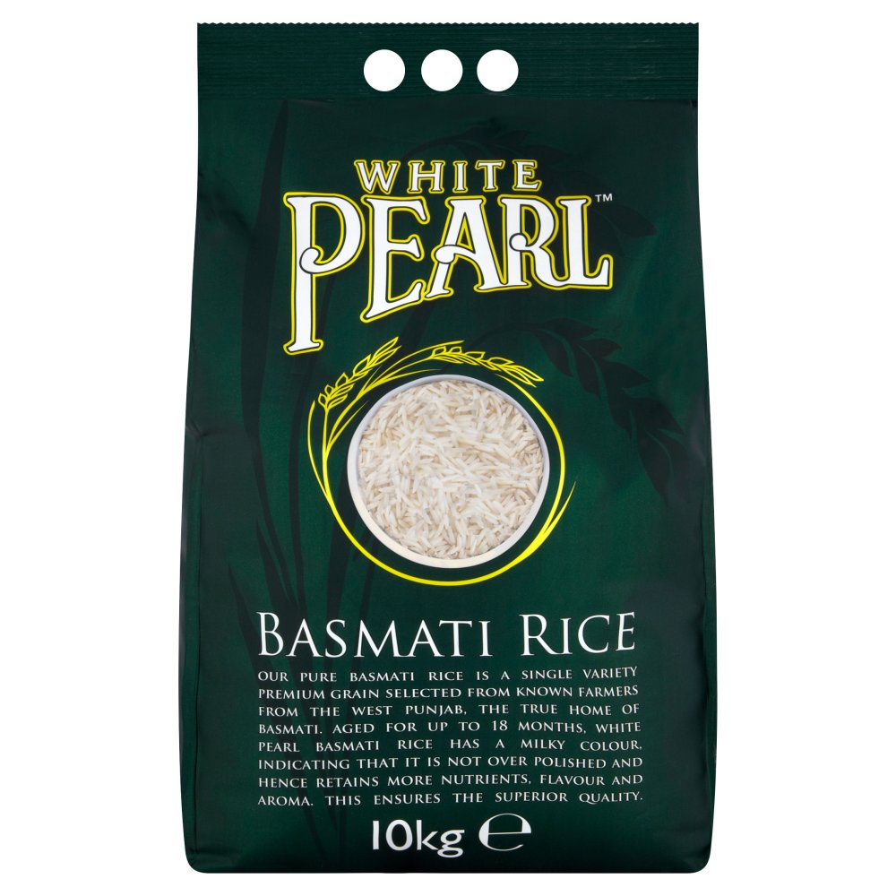 White Pearl Basmati Rice (10Kg × 1)