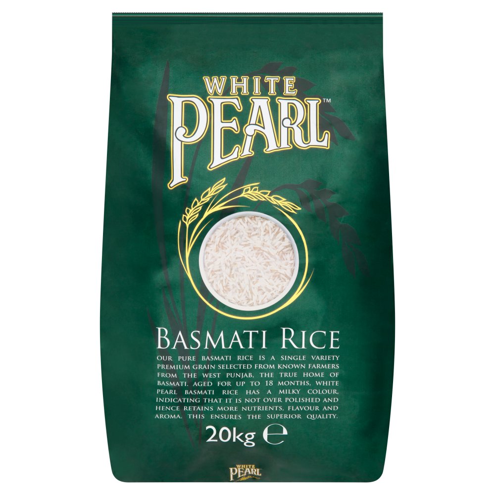 White Pearl Basmati Rice (20Kg × 1)