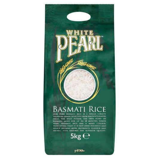 White Pearl Basmati Rice (5Kg × 1)