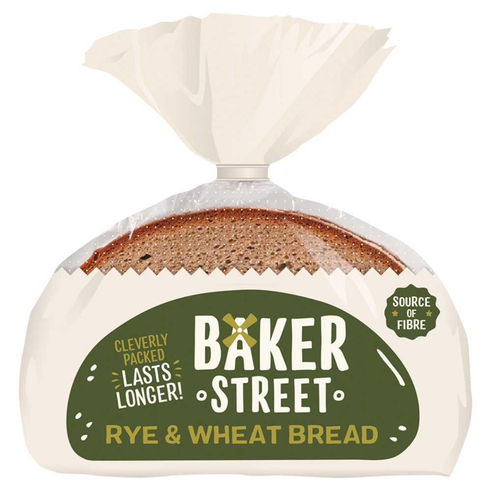 Baker Street Rye & Wheat Bread (500g × 14)