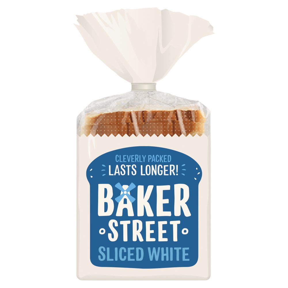 Baker Street White Sliced (550g × 1)