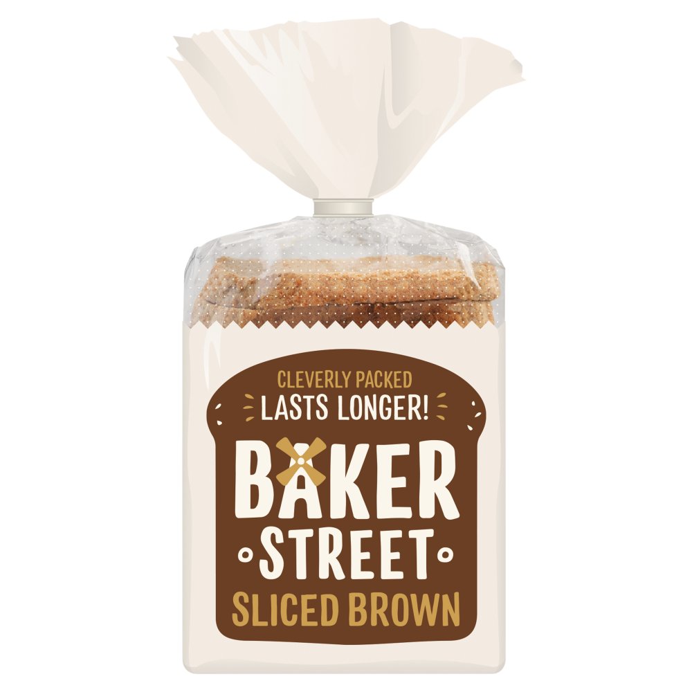 Baker Street Brown Sliced (600g × 9)