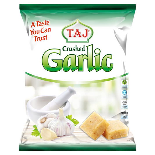 Taj Crushed Garlic (400g × 10)