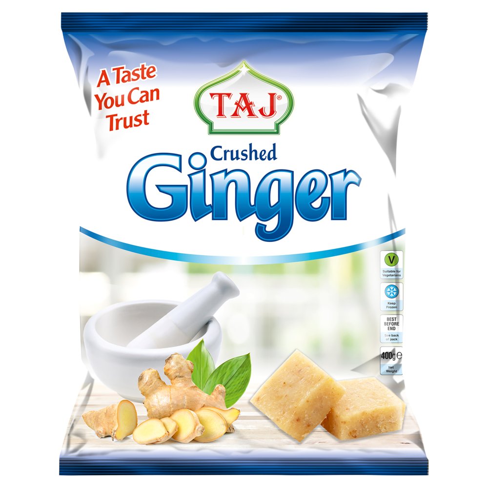 Taj Crushed Ginger (400g × 10)