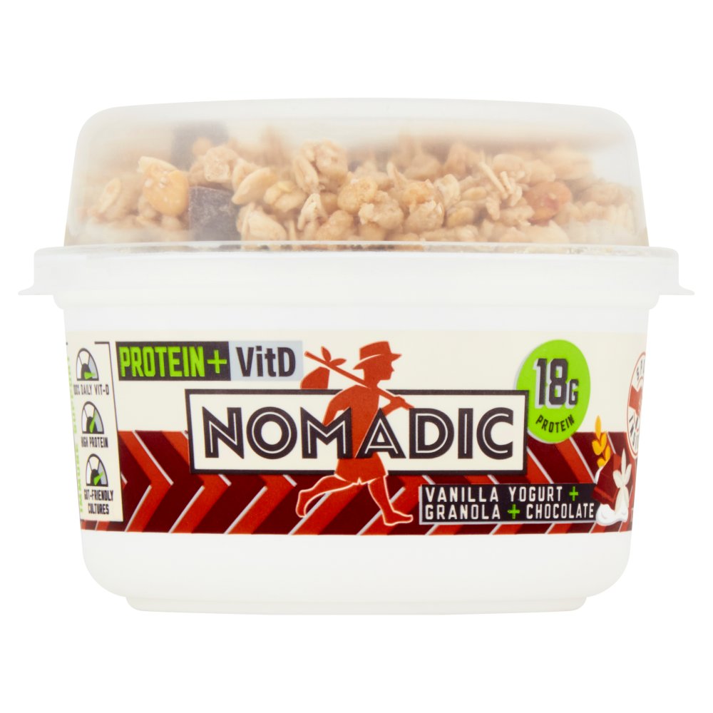 Nomadic Protein + Vit D Vanilla Yogurt + Granola + Chocolate (170g × 1)