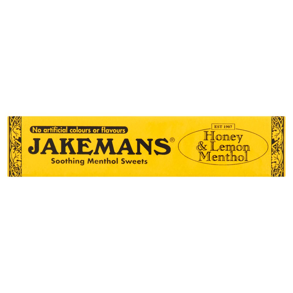 Jakemans Honey & Lemon Menthol Soothing Menthol Sweets (Sgl × 20 × 1)