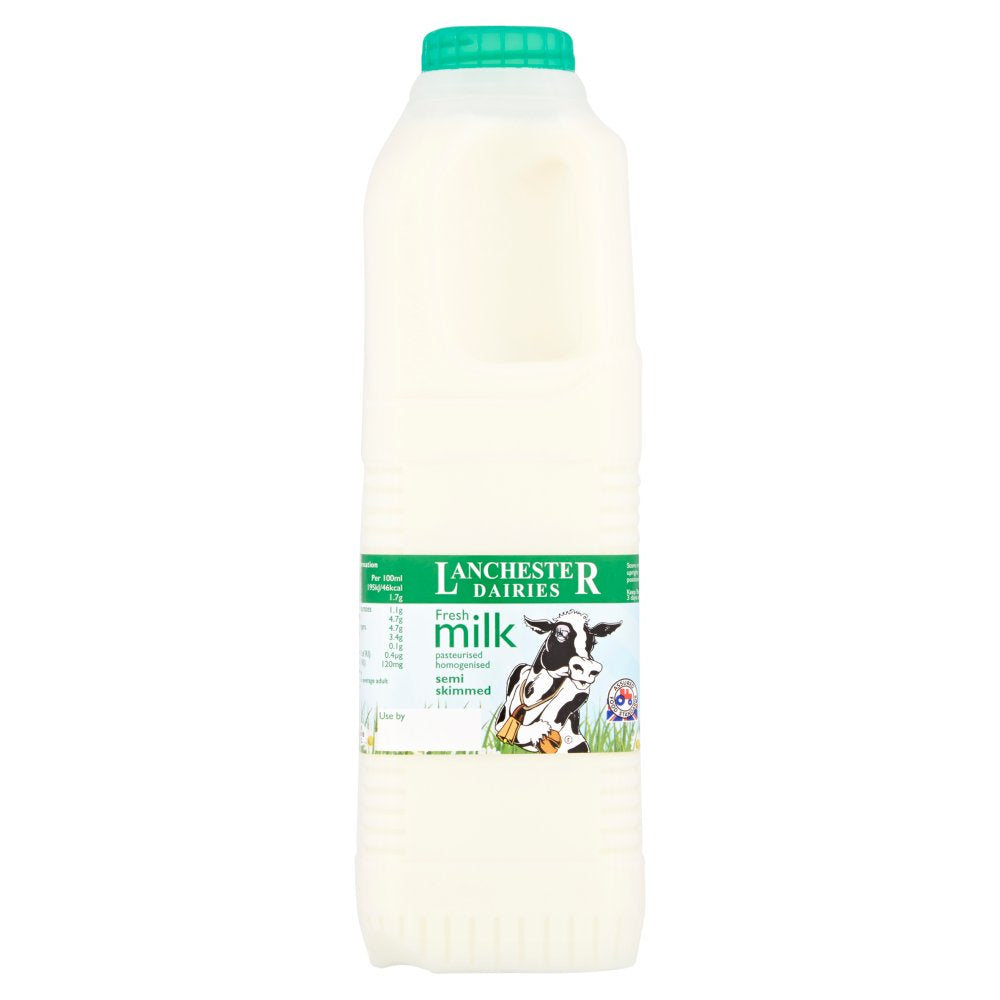 Lanchester Dairies Fresh Milk Semi Skimmed (1Ltr × 10)