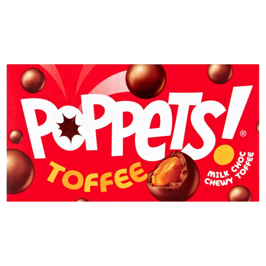 Poppets Chewy Toffee Covered in Milk Chocolate (45g × 36 × 1)