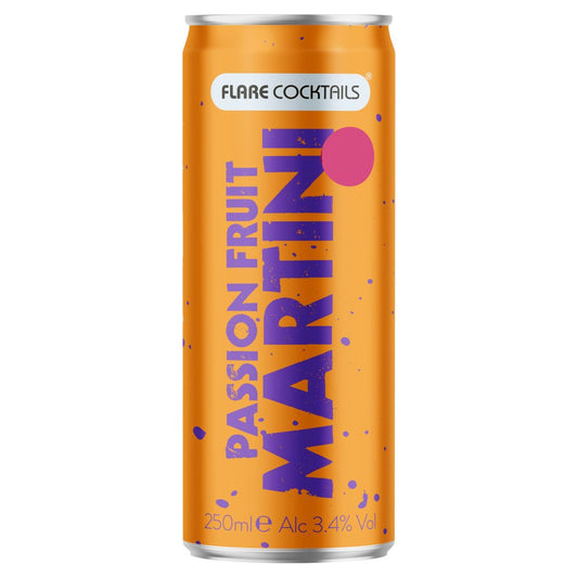 Flare Cocktails Passion Fruit Martini 250ml (250ml × 12 × 1)