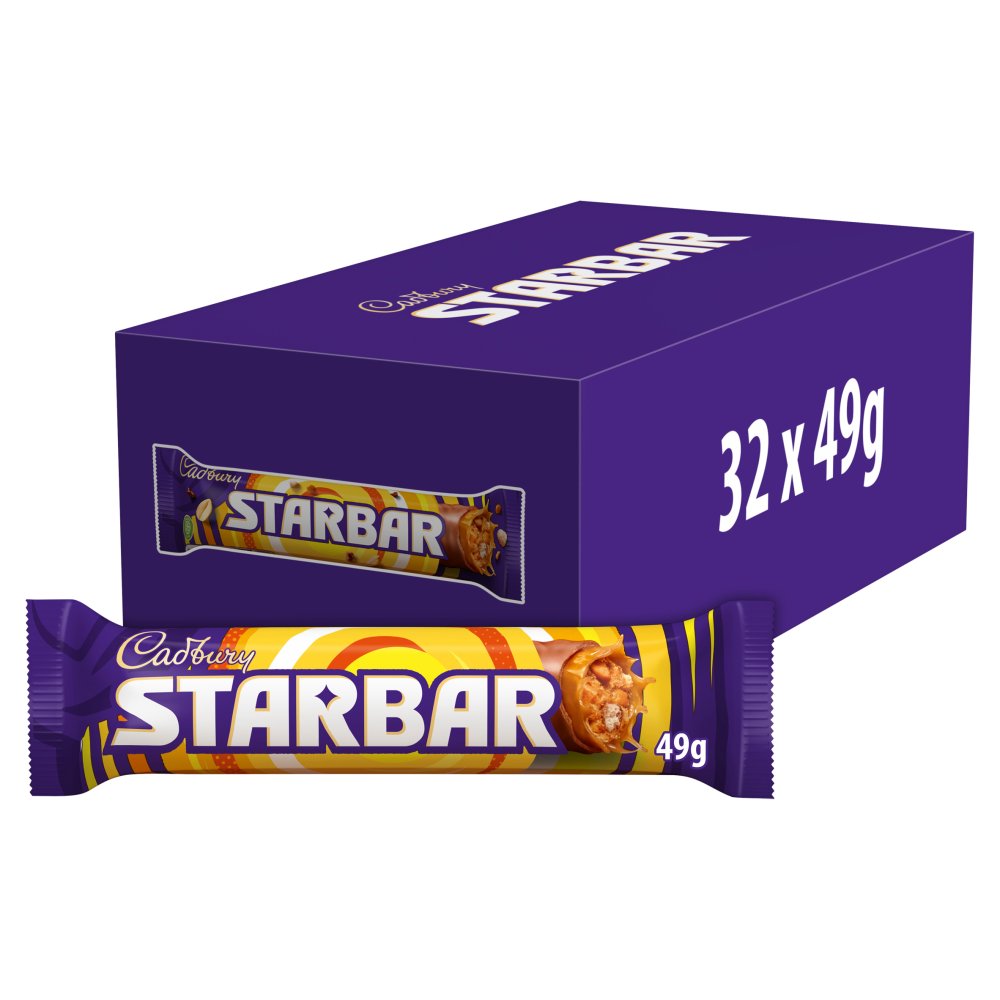 Cadbury Starbar Chocolate Bar (49g × 32 × 1)