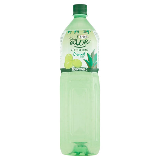 Grace Say Aloe Vera Drink Original Flavour 1.5L (1.5Ltr × 6 × 1)