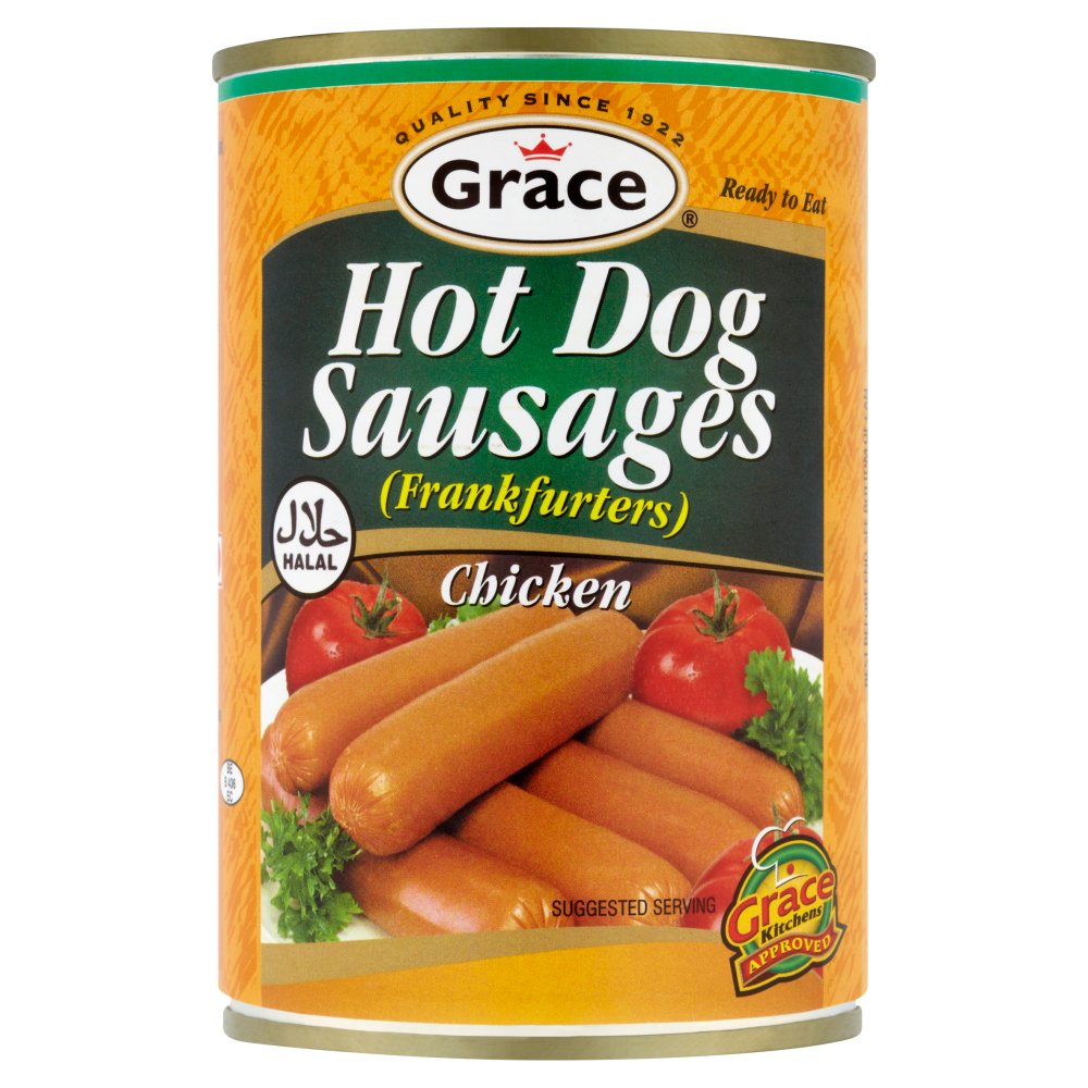 Grace Chicken Hot Dog Sausages (400g × 12 × 1)