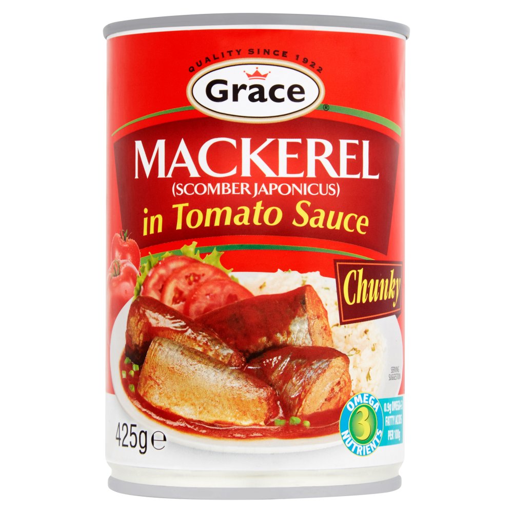 Grace Mackerel in Tomato Sauce (425g × 12 × 1)