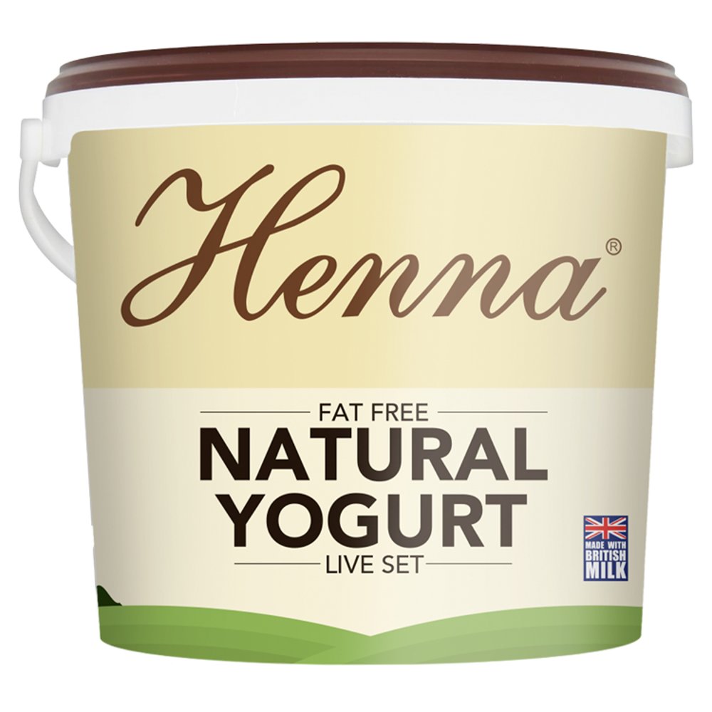 Henna Fat Free Natural Yogurt Live Set (5Kg × 1)