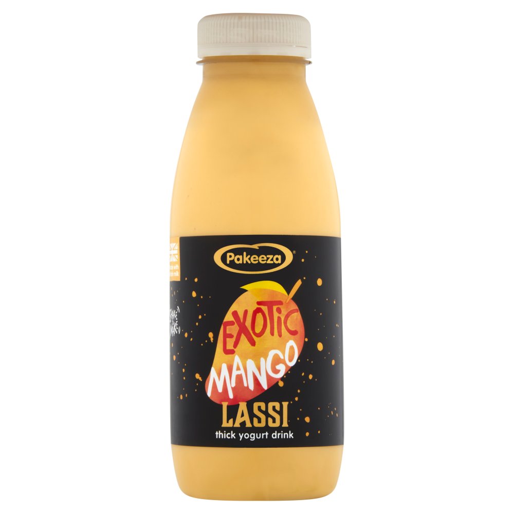 Pakeeza Exotic Mango Lassi Thick Yogurt Drink (330g × 6)