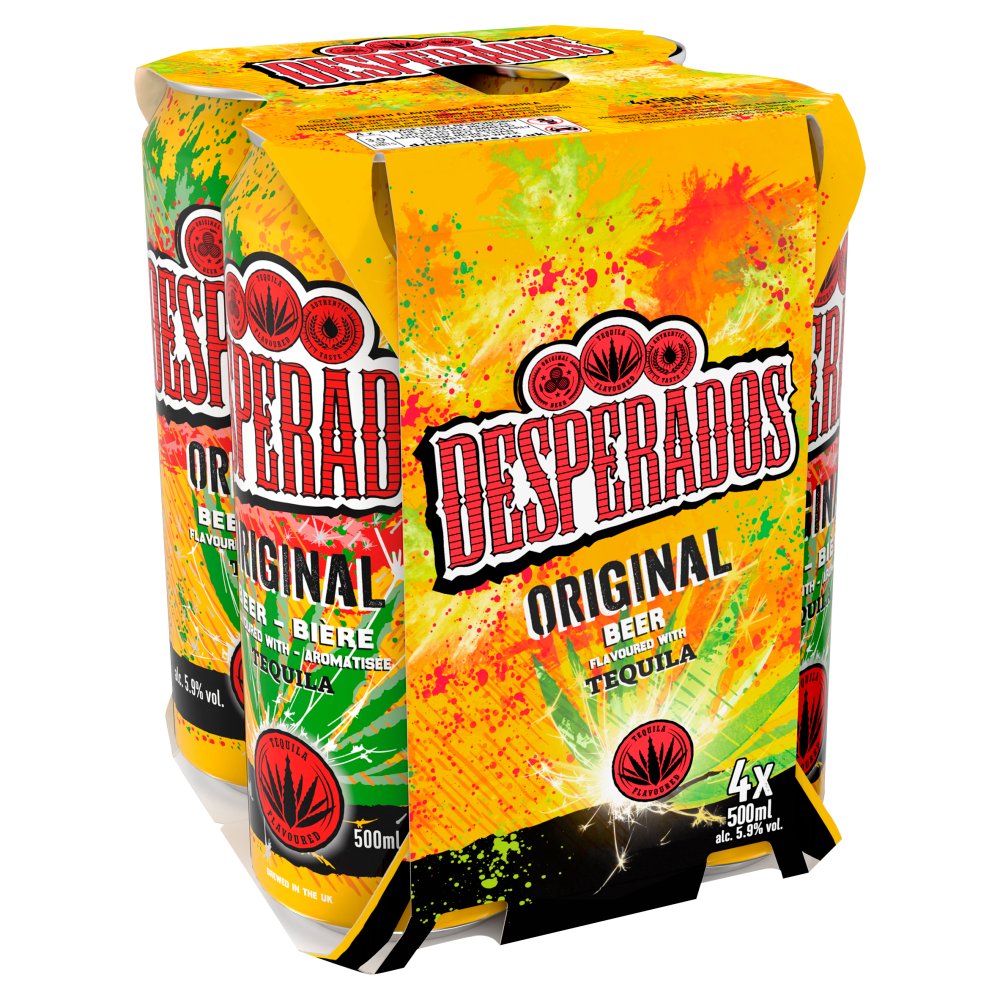 Desperados Tequila Lager Beer Can  (500ml × 6 × 1)