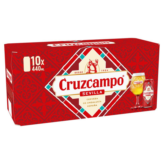 Cruzcampo Sevilla Lager Beer Can  (440ml × 1)