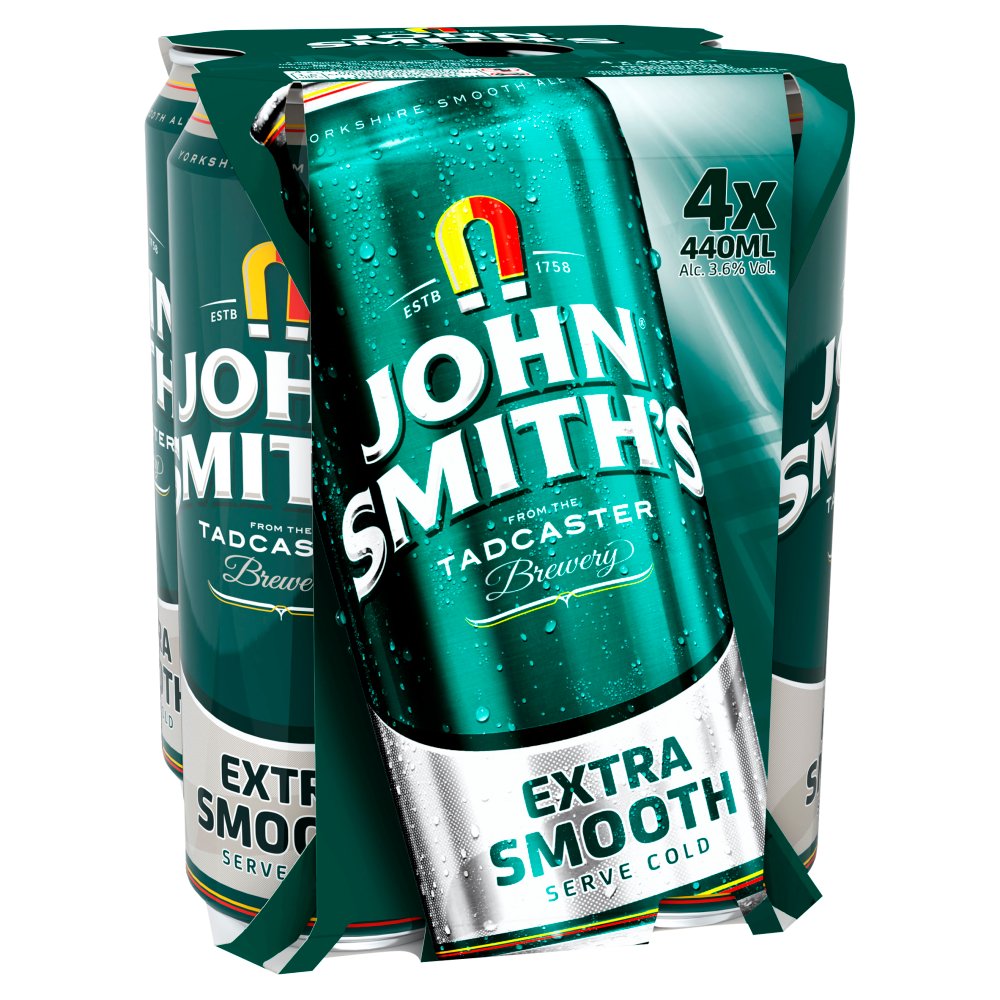 John Smith's Extra Smooth Ale Can 4x440ml (440ml × 6 × 1)