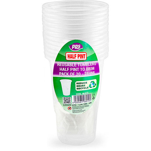 Pps 1/2 Pint Plastic Tumblers (20s × 1)