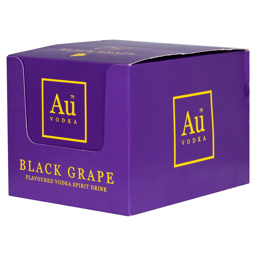 Au Vodka Black Grape Flavoured Vodka Spirit Drink  (5Cl × 12 × 1)