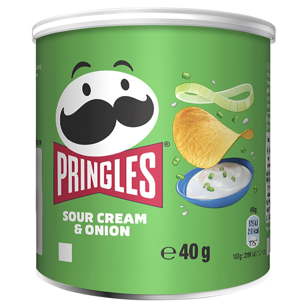 Pringles Sour Cream & Onion (40g × 12 × 1)