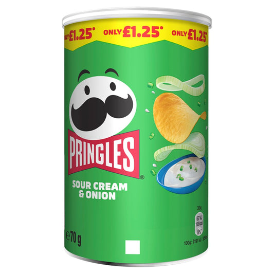 Pringles Sour Cream & Onion (70g × 12 × 1)