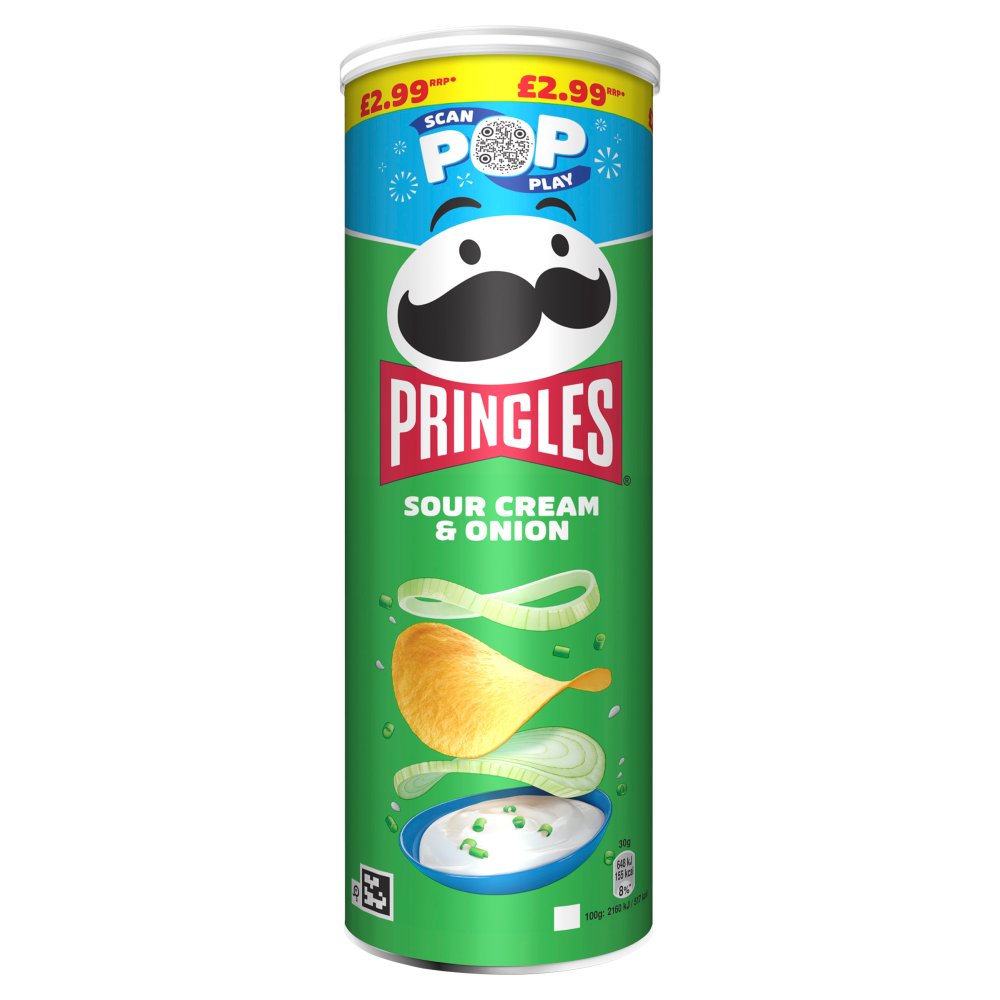 Pringles Sour Cream & Onion (165g × 6 × 1)