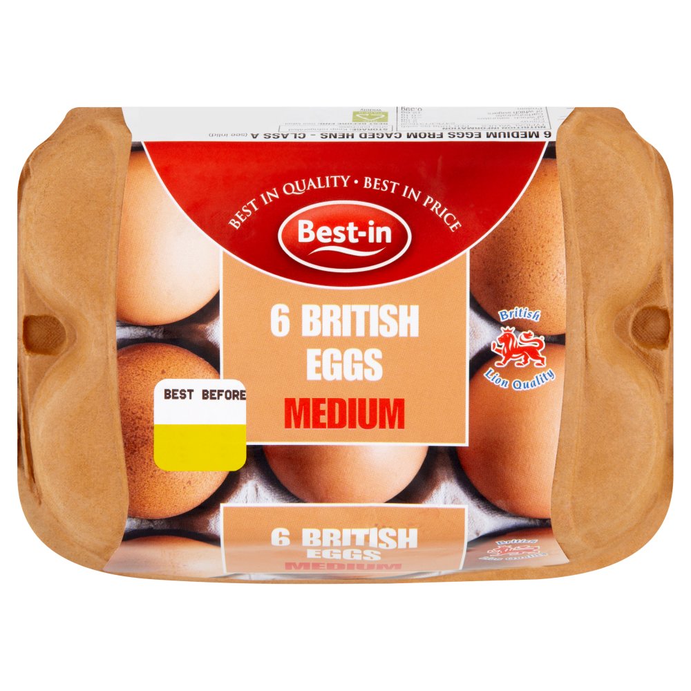 Best-in British Eggs Medium (6s × 16)