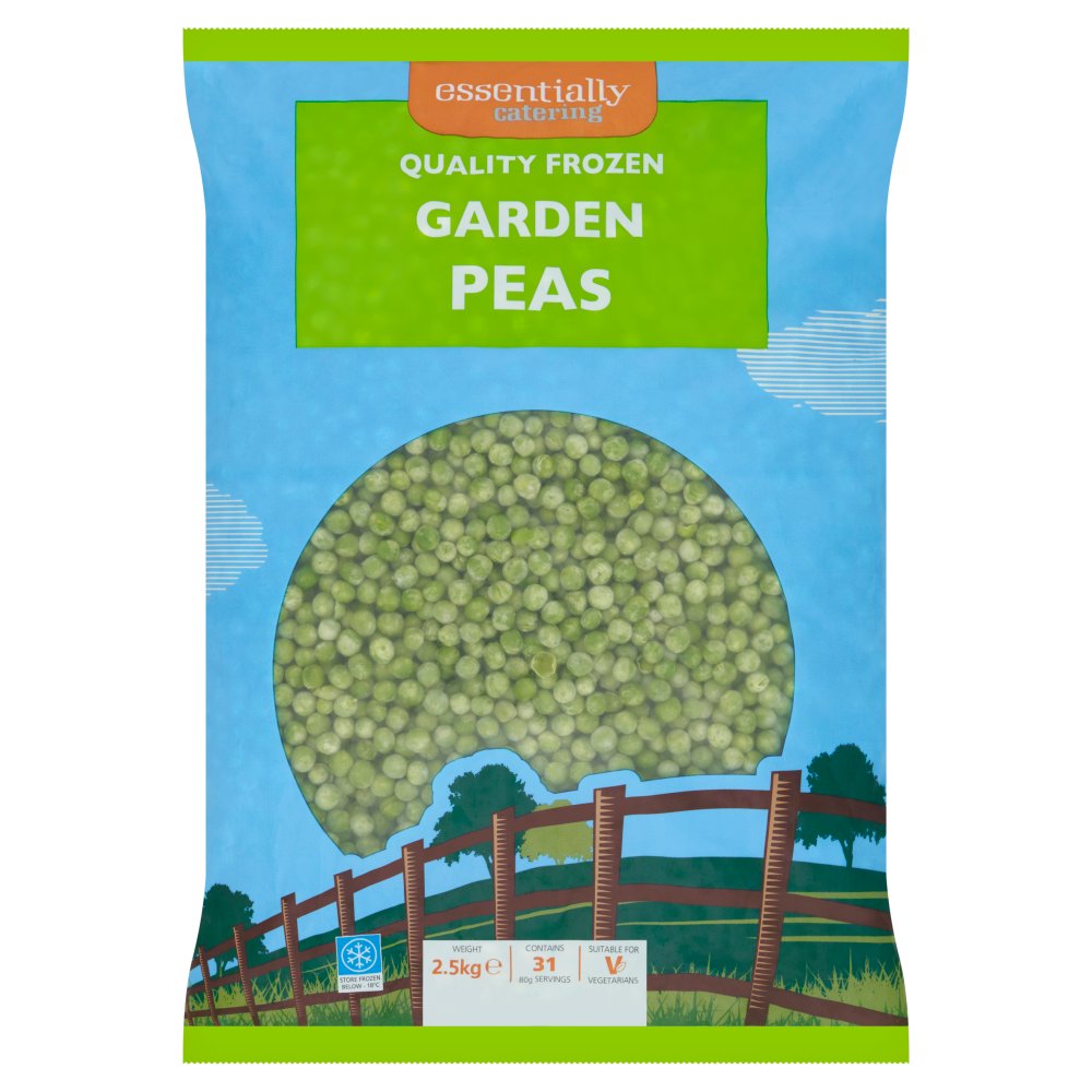 Essentially Catering Garden Peas (2.5Kg × 4)