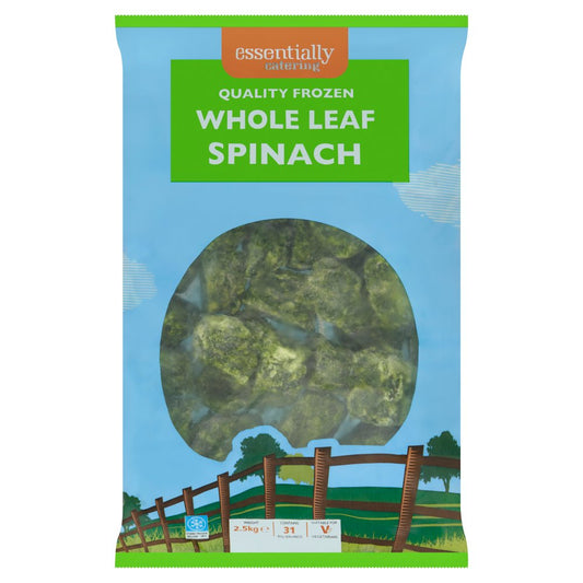 Essentially Catering Whole Leaf Spinach (2.5Kg × 4)