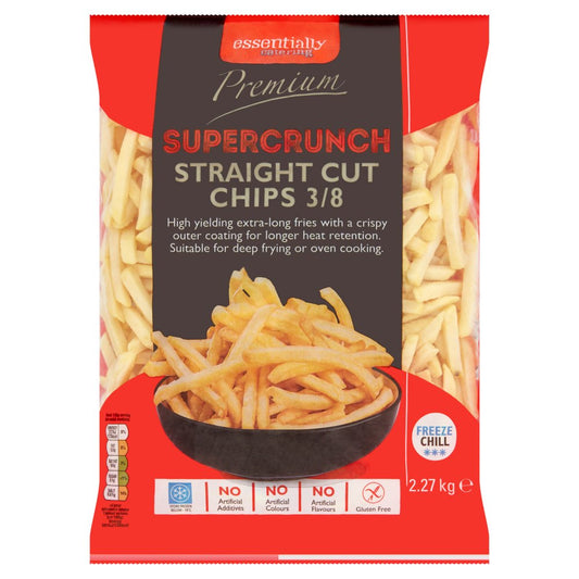 Essentially Catering Premium Supercrunch Straight Cut Chips (2.27g × 4)