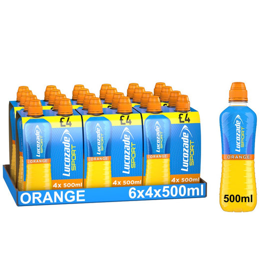 Lucozade Sport Drink Orange PMP £4