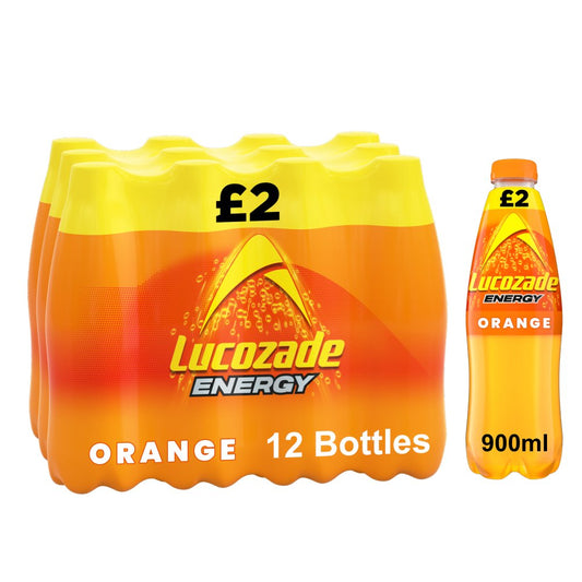Lucozade Energy Drink Orange  PMP £2 (900ml × 12 × 1)