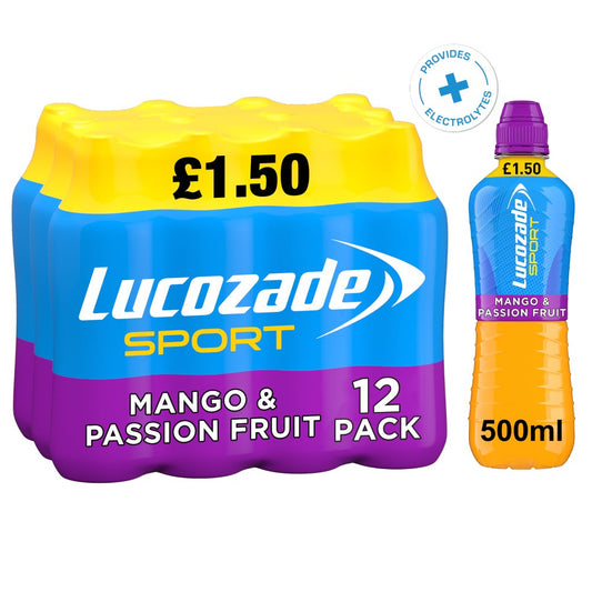 Lucozade Sport Drink Mango & Passion Fruit  PMP £1.50