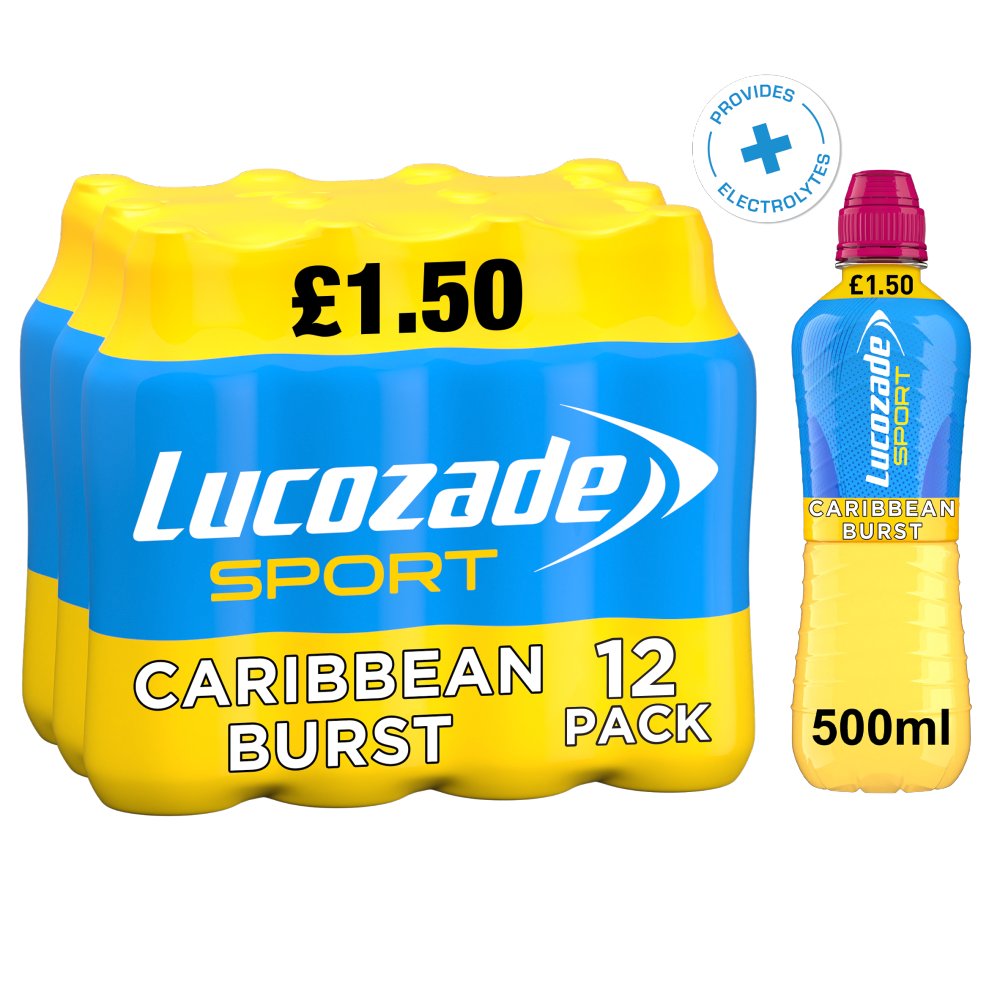 Lucozade Sport Drink Caribbean Burst  PMP £1.50