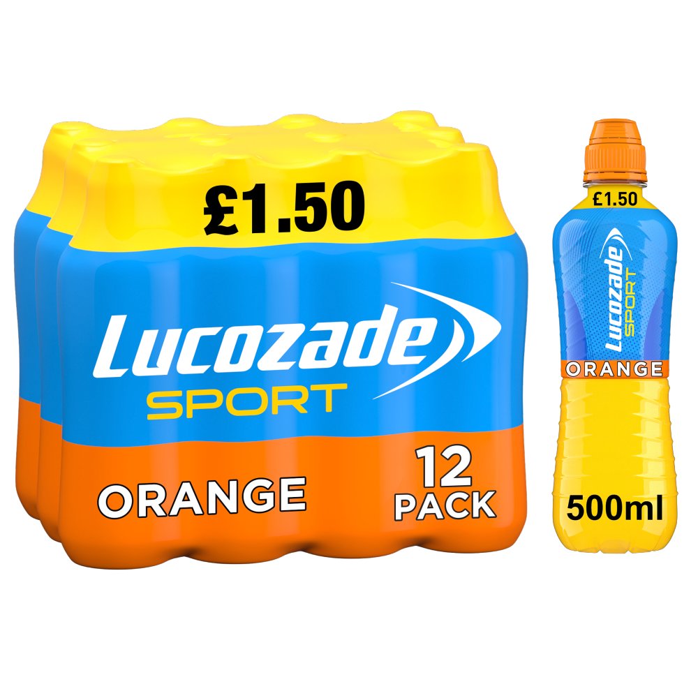 Lucozade Sport Drink Orange  PMP £1.50