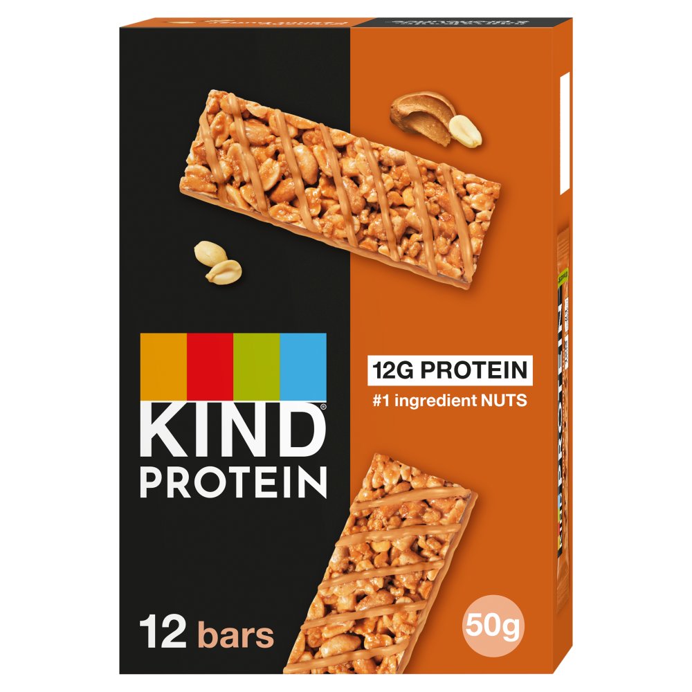 Kind Protein Crunchy Peanut Butter Bars (50g × 12 × 1)