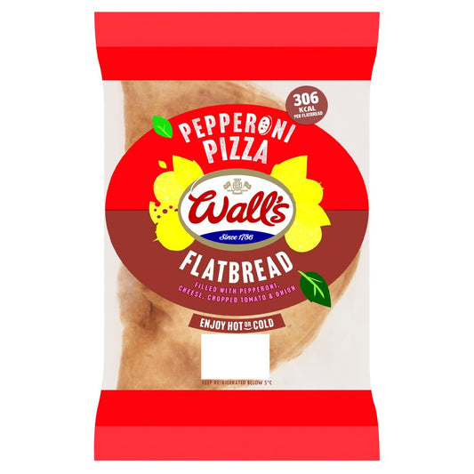 Wall's Pepperoni Pizza Flatbread (120g × 6)