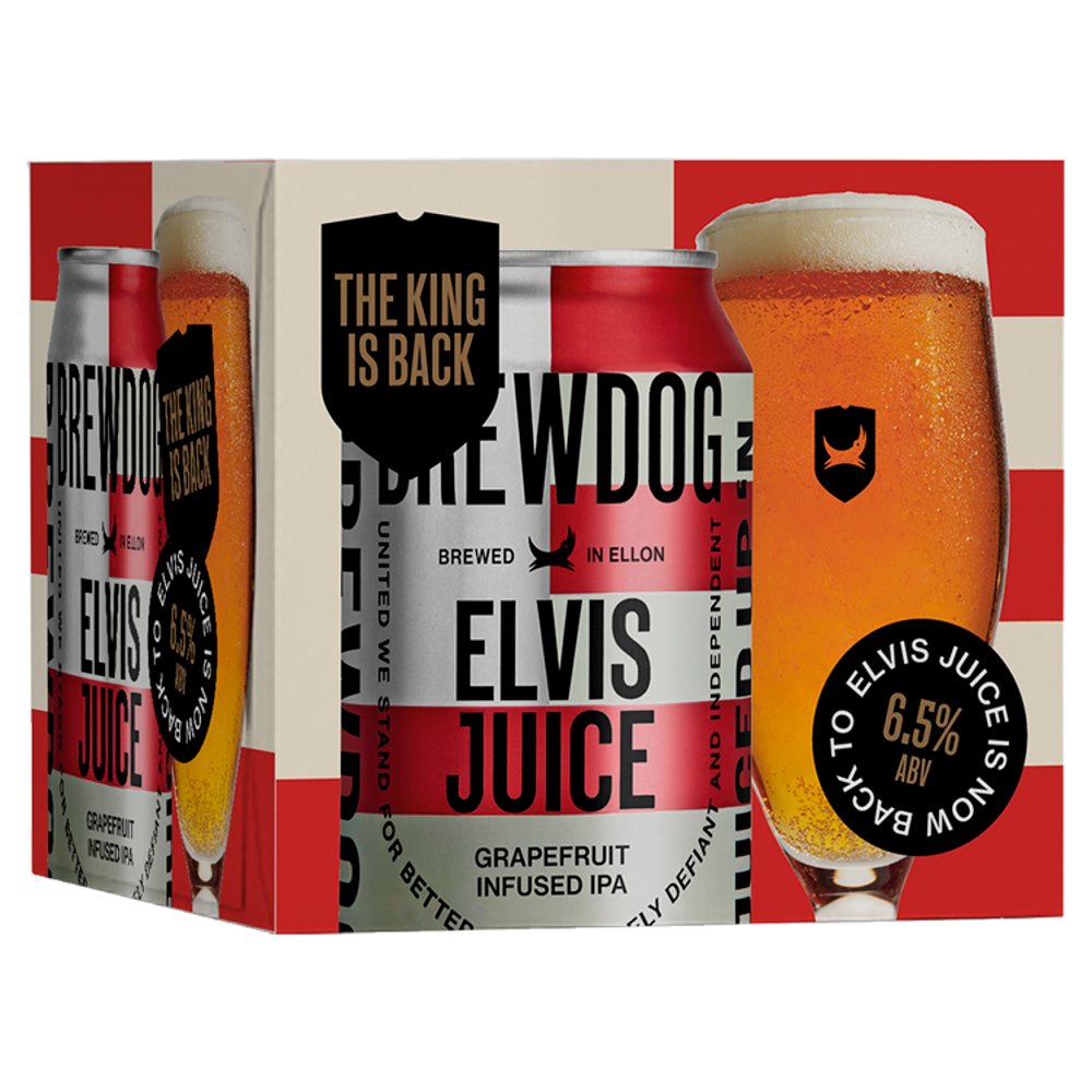 BrewDog Elvis Juice Grapefruit Infused IPA  (330ml × 6 × 1)