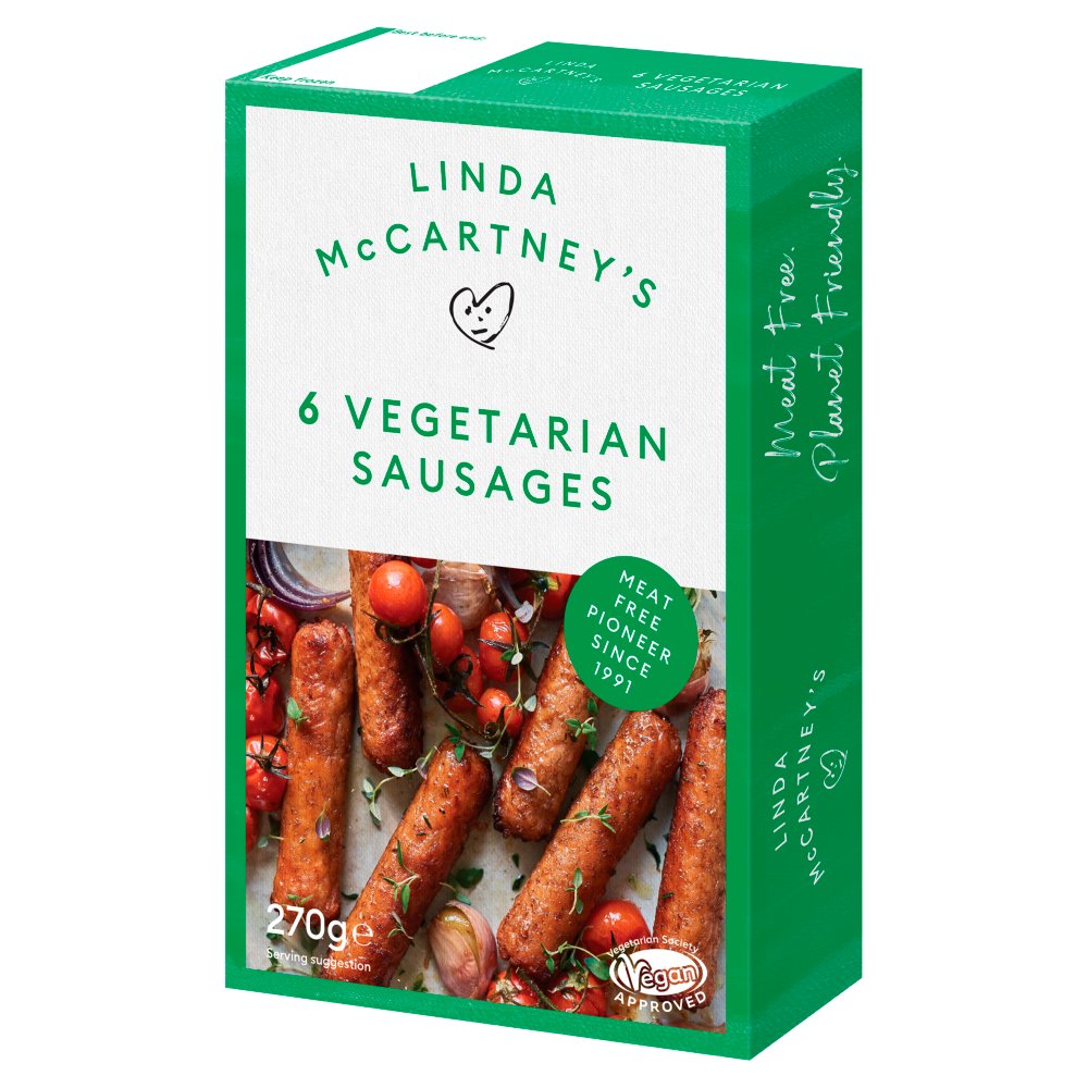 Linda McCartney's Vegetarian Sausages (270g × 8)