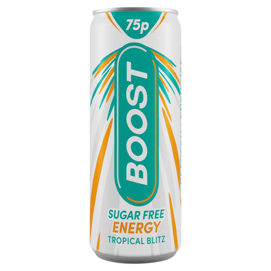 Boost Sugar Free Energy Tropical Blitz (250ml × 24 × 1)