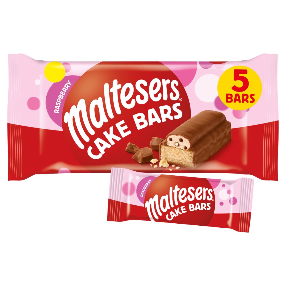 Maltesers Raspberry Cake Bars Multipack (5pk × 12)