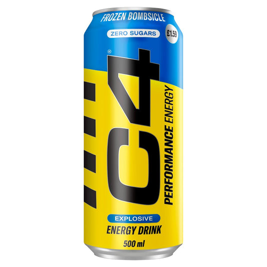 C4 Performance Energy Frozen Bombsicle Energy Drink (500ml × 12 × 1)