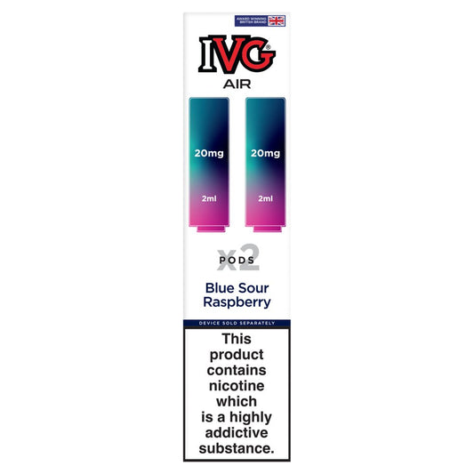 IVG Air Blue Sour Raspberry Pods (4ml × 10 × 1)